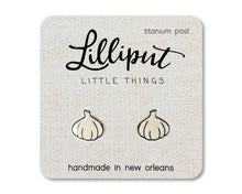 Load image into Gallery viewer, Garlic Earrings // Foodie Earrings