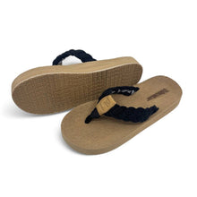 Load image into Gallery viewer, Harbor Black Flip Flops