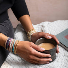 Load image into Gallery viewer, Good Karma Ombre w/Chain Bracelet - Joy&amp;Kndnss Turquoise/Gld