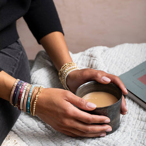 Good Karma Ombre w/Chain Bracelet - Gratitude Fawn/Gold