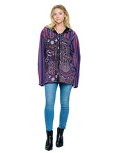 Load image into Gallery viewer, Jacket Zip-up Gheri Mandala Mushroom Print