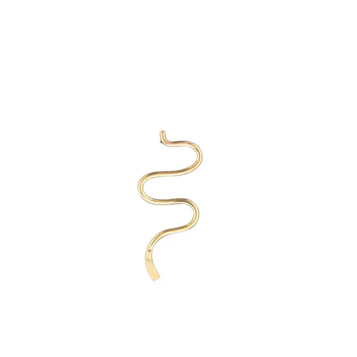 P63 Squiggly Post Earring