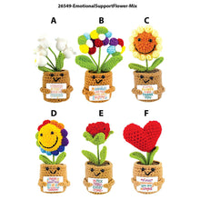 Load image into Gallery viewer, Emotional Support Crochet Plush Flowers Keepsake -
