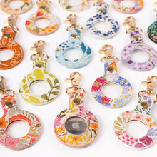 Load image into Gallery viewer, Floral AirTag Keychain