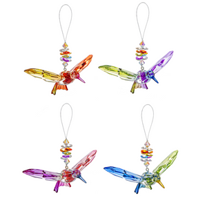 Acrylic Hummingbird Rainbow Pendants- assorted