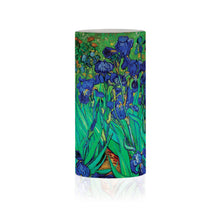 Load image into Gallery viewer, 6 in. LED Flameless Wax Candle - van Gogh &quot;Irises&quot;