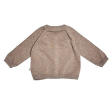 Load image into Gallery viewer, Giraffe Elephant Baby Cardigan Sweater (Organic)