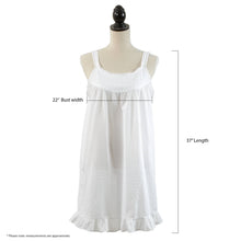 Load image into Gallery viewer, Embroidered Nightgown - Short Length