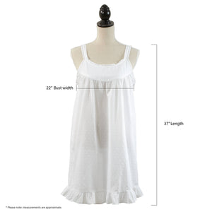 Embroidered Nightgown - Short Length