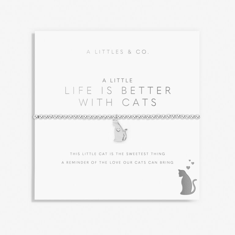 A Little 'Life Is Better With Cats' Bracelet
