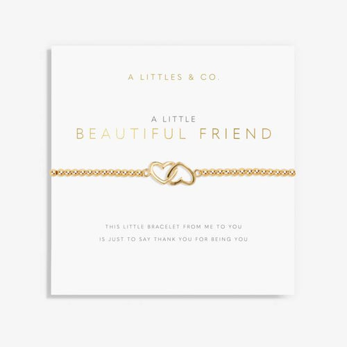 Gold A Little 'Beautiful Friend' Bracelet
