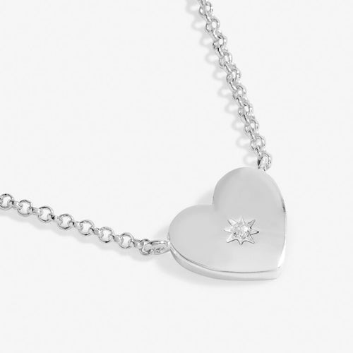 Gift Box 'With Love' Necklace in Silver Plating