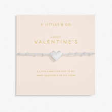 Load image into Gallery viewer, Forever Yours &#39;Happy Valentine&#39;s&#39; Bracelet In Silver Plating