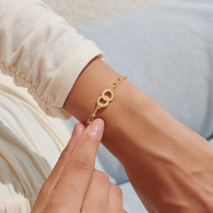 Forever Yours 'You Are My Forever And Always' Bracelet In Gold-Tone Plating