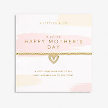 Load image into Gallery viewer, Mother&#39;s Day A Little &#39;Happy Mother&#39;s Day&#39; Bracelet In Gold-Tone Plating