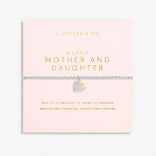 Load image into Gallery viewer, Mother&#39;s Day A Little &#39;Mother And Daughter&#39; Bracelet In Silver Plating