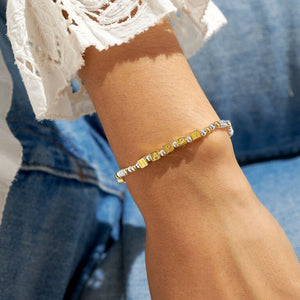 Happy Little Moments 'Happy' Bracelet In Gold-Tone Plating