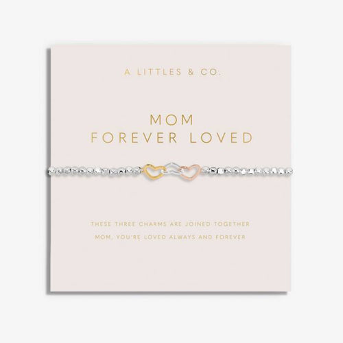 Forever Yours 'Mom Forever Loved' Trio Bracelet In Silver, Gold-Tone And Rose Gold-Tone Plating