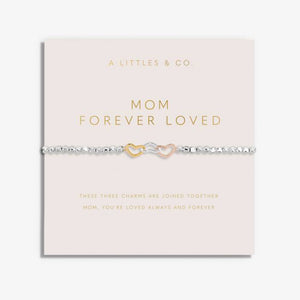 Forever Yours 'Mom Forever Loved' Trio Bracelet In Silver, Gold-Tone And Rose Gold-Tone Plating