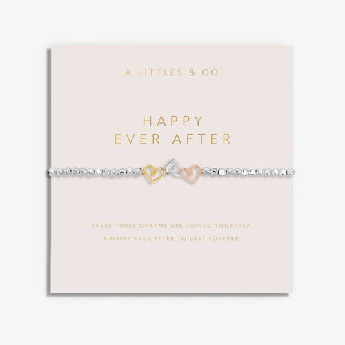 Forever Yours 'Happy Ever After' Trio Bracelet In Silver, Gold-Tone And Rose Gold-Tone Plating