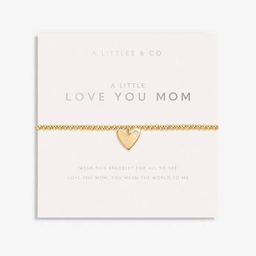 Mother's Day I Love you mom bracelet Gold plating