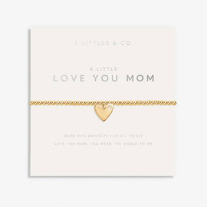Mother's Day I Love you mom bracelet Gold plating