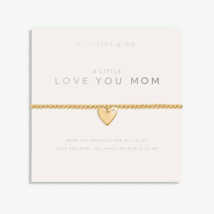 Mother's Day I Love you mom bracelet Gold plating