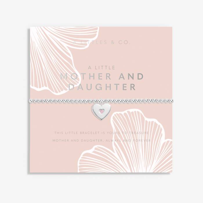 Mother's Day A Little 'Mother And Daughter' Bracelet In Silver Plating