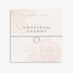 Grandmother A Little 'Wonderful Grammy' Bracelet In Silver Plating