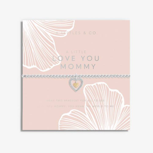 Mother's Day A Little 'Love You Mommy' Bracelet In Silver And Gold-Tone Plating