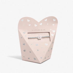Children's From The Heart Gift Box 'Best Bestie' In Silver Plating