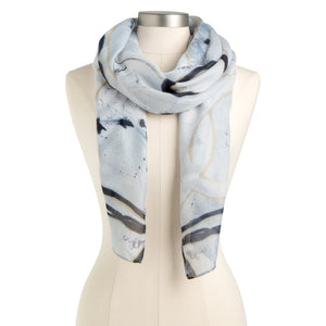 ArtLifting Rectangle Scarf-Black and White 3