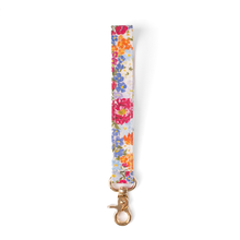Load image into Gallery viewer, Floral Wristlet Keychain