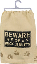 Load image into Gallery viewer, Beware Of Wigglebutts Kitchen Towel