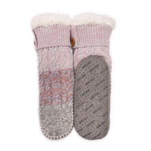 Load image into Gallery viewer, MUK LUKS Women's Short Cable Slipper Sock
