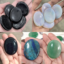 Load image into Gallery viewer, Oval Gemstone Worry Stones – Pocket Crystals