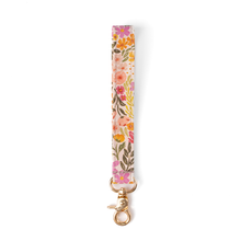 Load image into Gallery viewer, Floral Wristlet Keychain