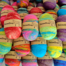 Load image into Gallery viewer, Felted Soap Multicolored