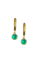 Load image into Gallery viewer, Aurora - Lunar Hoop Earrings  (5mm Circle)