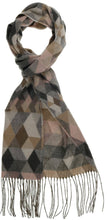Load image into Gallery viewer, Triangles Cashmink® Scarf: Camel