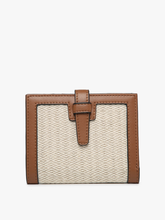 Load image into Gallery viewer, Bessie Canvas Wallet w/ Slip Closure