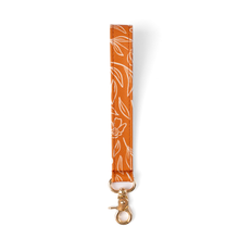 Load image into Gallery viewer, Floral Wristlet Keychain