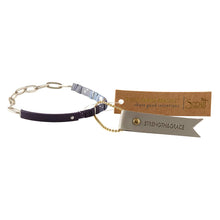 Load image into Gallery viewer, Good Karma Ombre w/Chain Bracelet - Strength &amp; Grace Midnigh