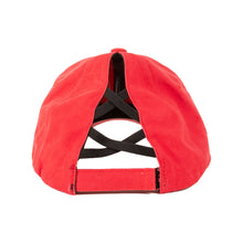 Load image into Gallery viewer, Paige Stonewashed Ponytail Baseball Hat Asst