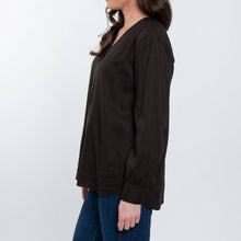 Load image into Gallery viewer, Izara Front Button V-Neck Blouse