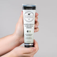 Load image into Gallery viewer, Unscented Hand &amp; Body Goat Milk Cream 3.3 oz