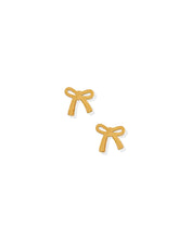Load image into Gallery viewer, Screwback Stud Earrings - Ruby Bow