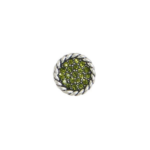 Braided Crystal Pave Post