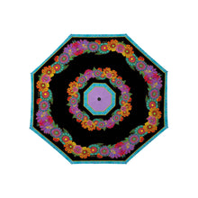 Load image into Gallery viewer, Travel Umbrella - Laurel Burch "Blooms"