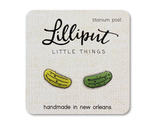 Load image into Gallery viewer, Pickle Earrings // Quirky Earrings